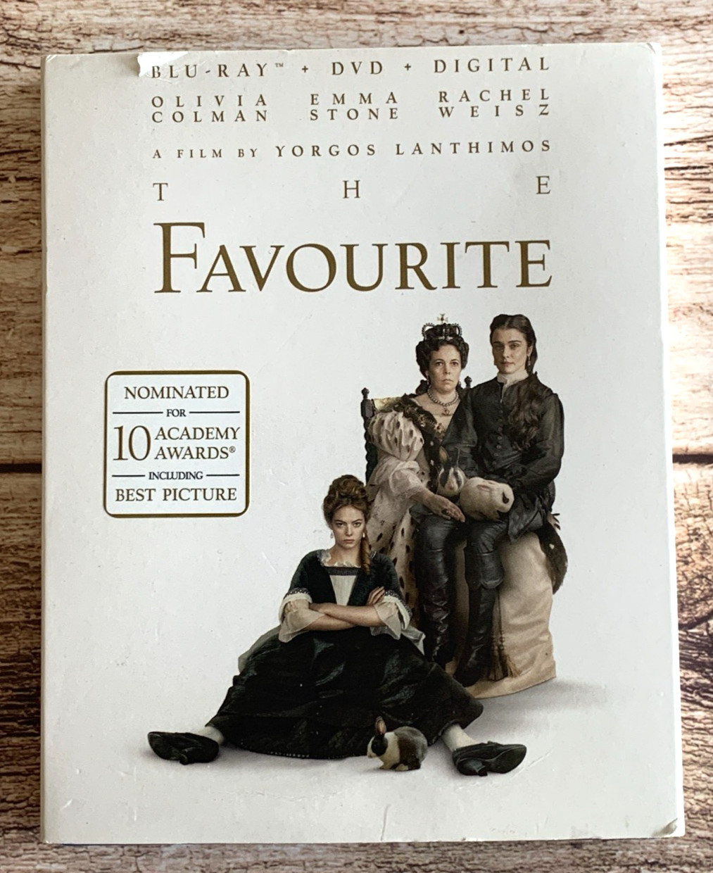The Favourite (Blu-ray/DVD, 2018) Emma Stone Rachel Weisz RARE OOP