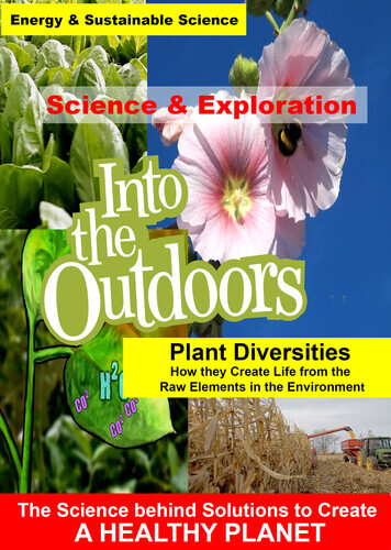 Plant Diversities – How they Create Life from the Raw Elements in the Environmen