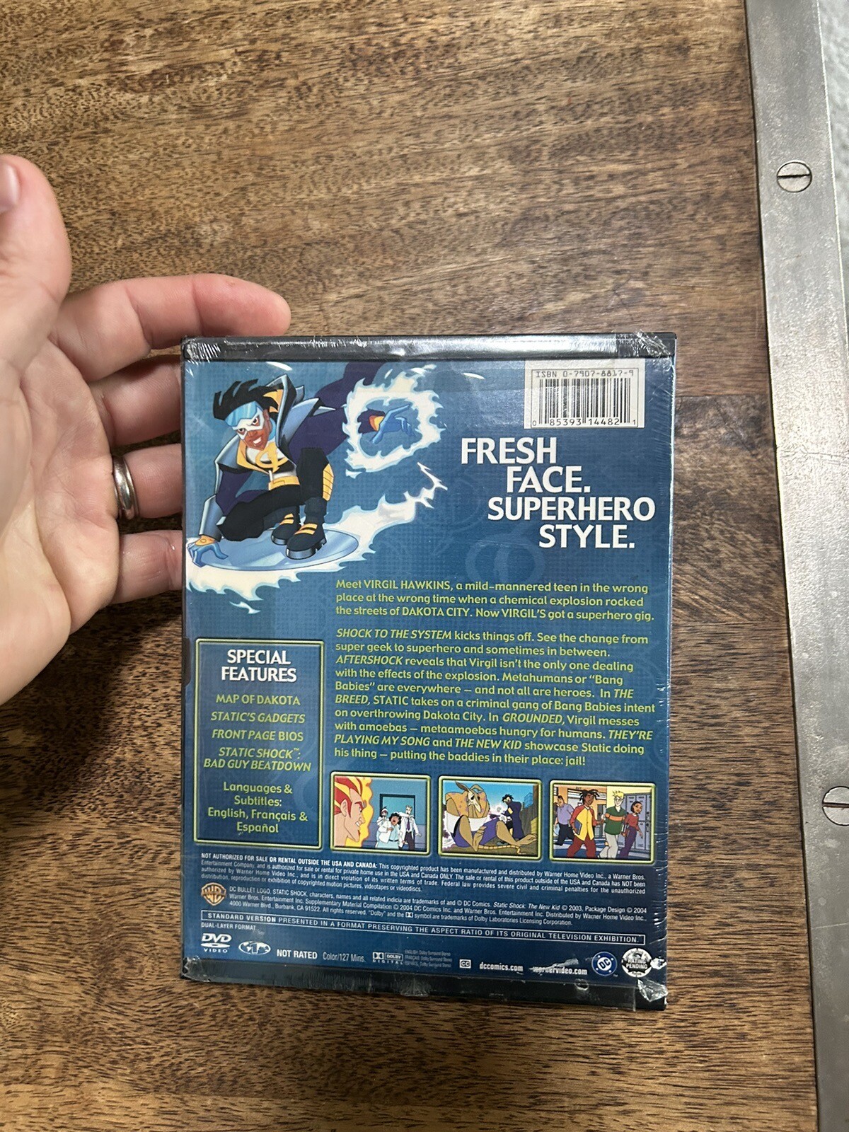DC Comics DC Collection – ‘Static Shock – The New Kid’ DVD Sealed New OOP