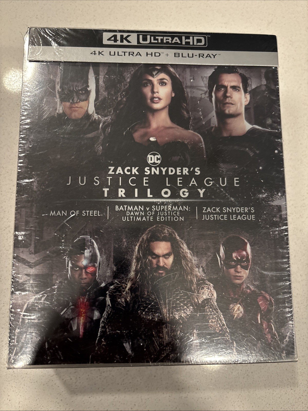 BRAND NEW & SEALED Zack Snyder’s Justice League Trilogy (4HD + BLU-RAY)
