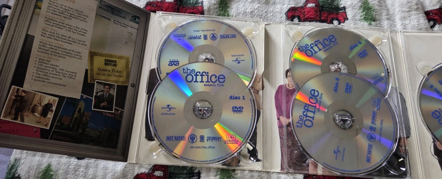 Universal The Office Season 5 DVD TV Series Steve Carell Deleted Scenes