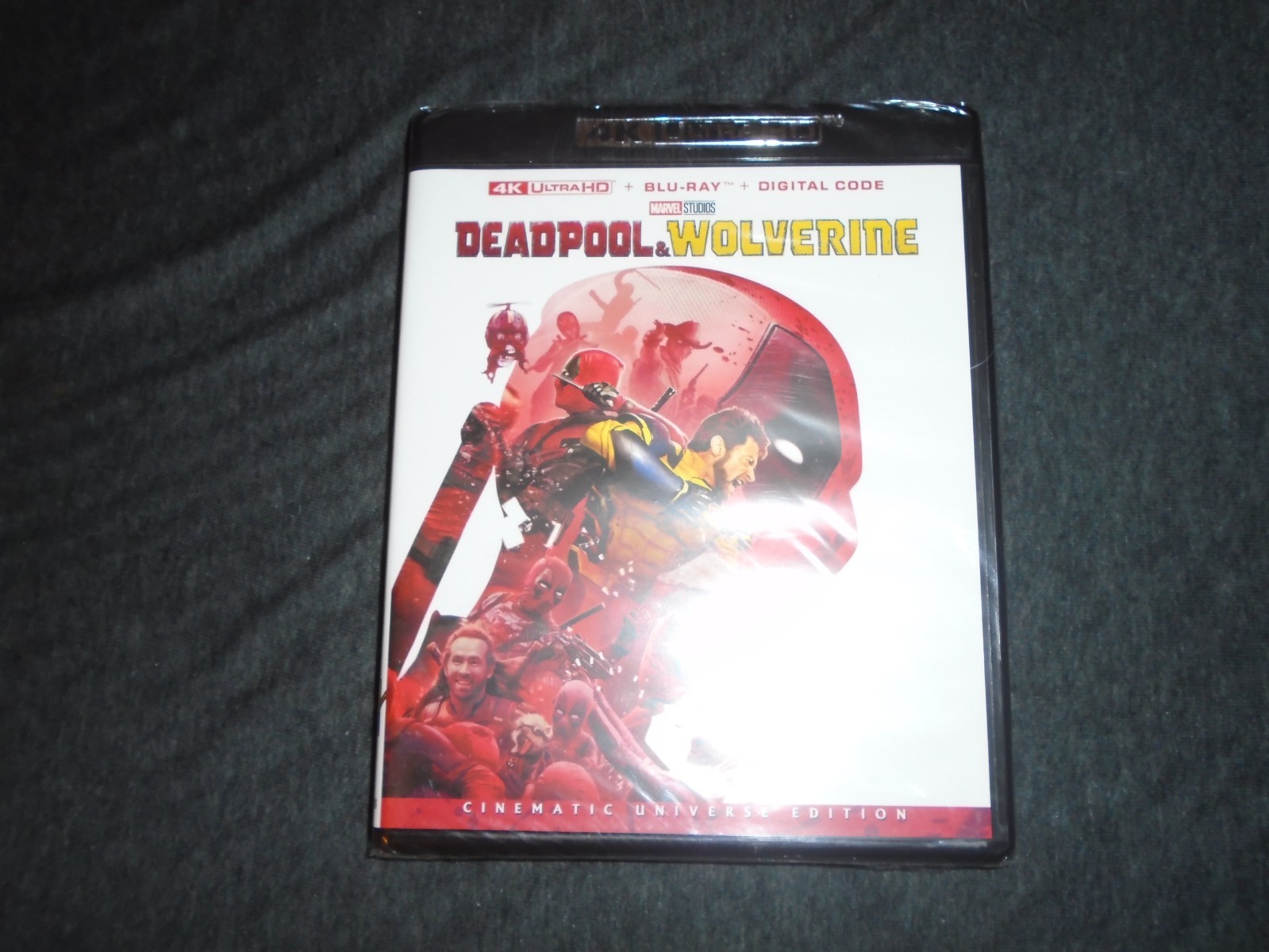 Marvel Studios Deadpool & Wolverine 4K / Blu-ray + Digital Code – Sealed – NEW.