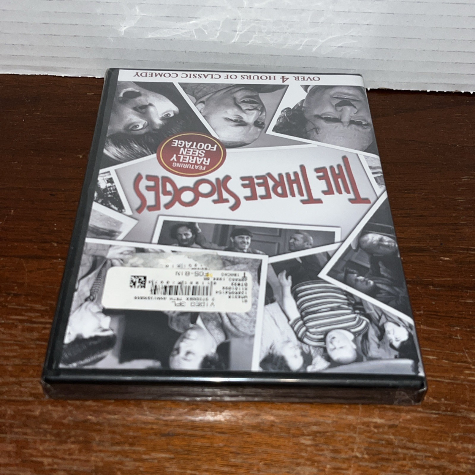 The Three Stooges (DVD, 2011, Rare Footage) NEW SEALED – 4+ Hrs Classic Comedy