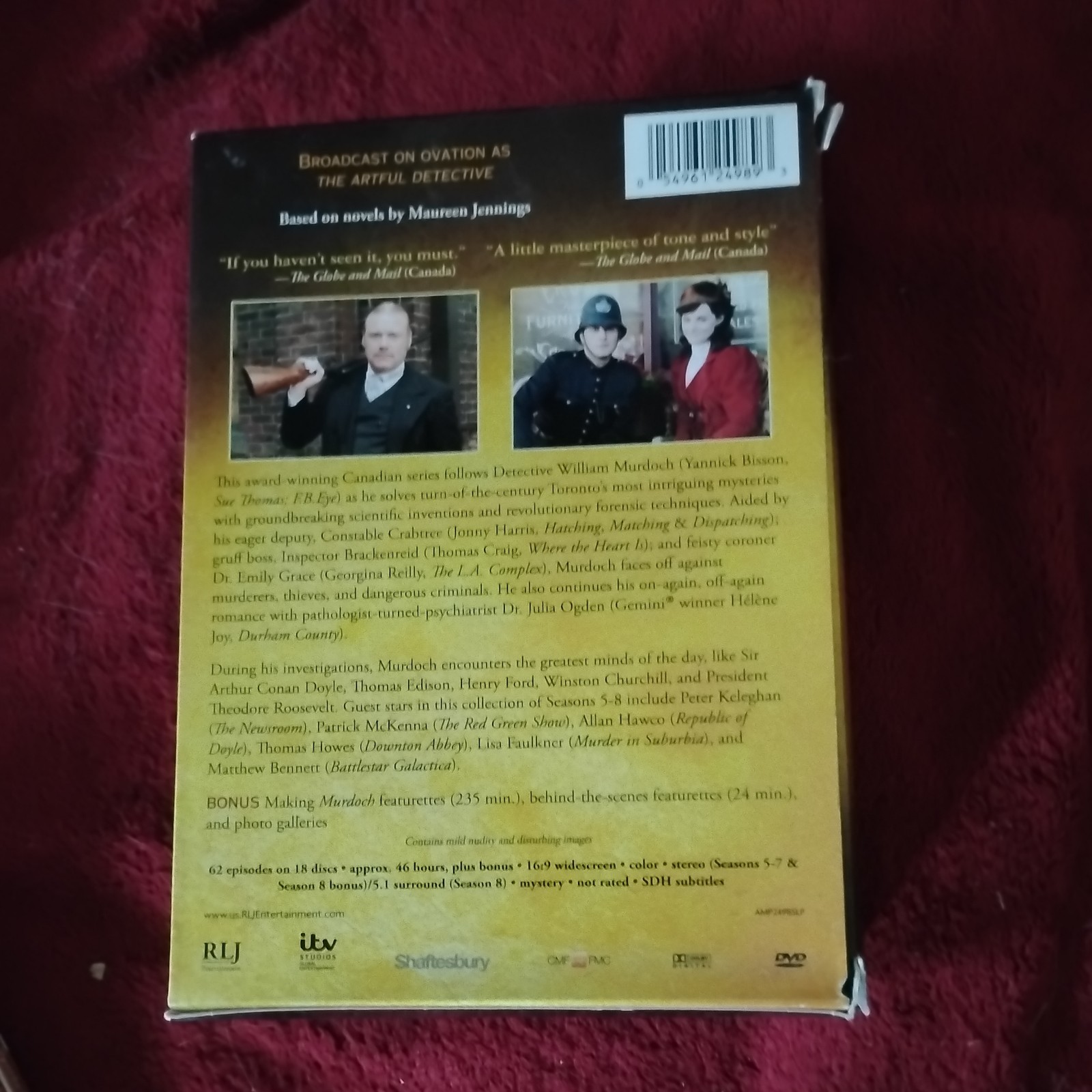 MURDOCH MYSTERIES COLLECTION 5-8 DVD Set