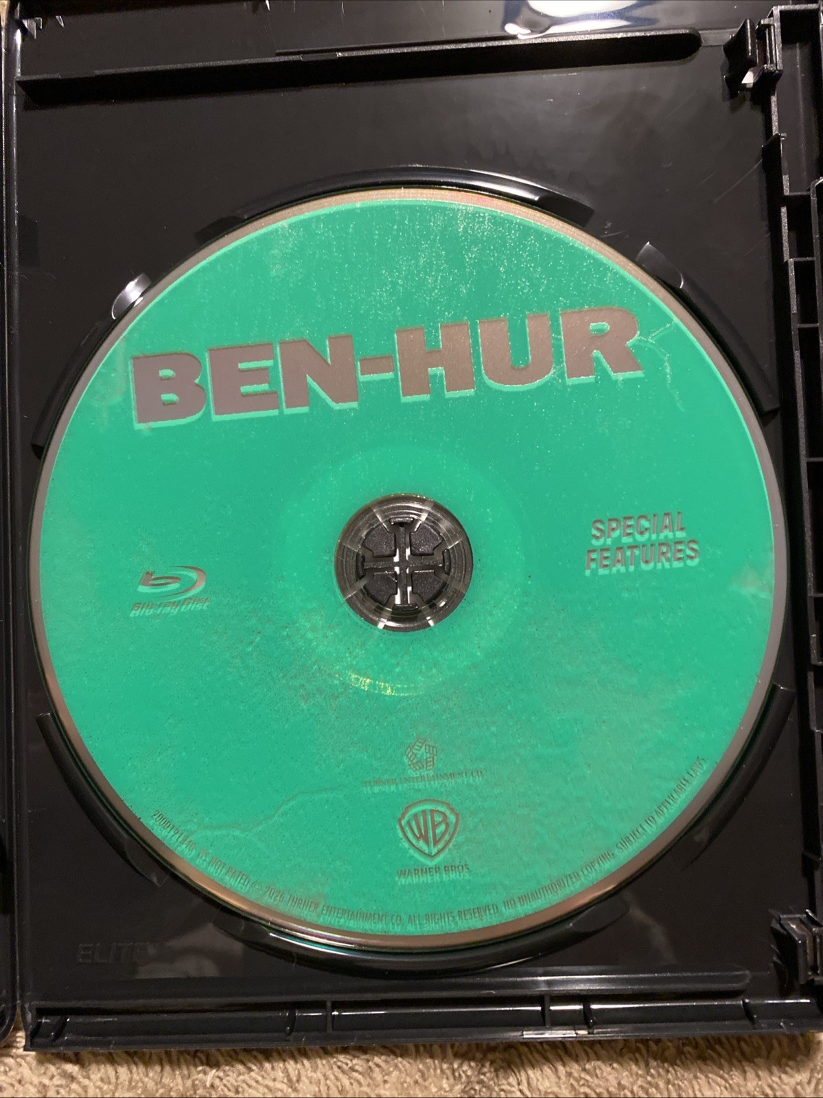 BEN-HUR (4K Ultra HD Blu-Ray, 1959) With Slipcover!! No Digital Code