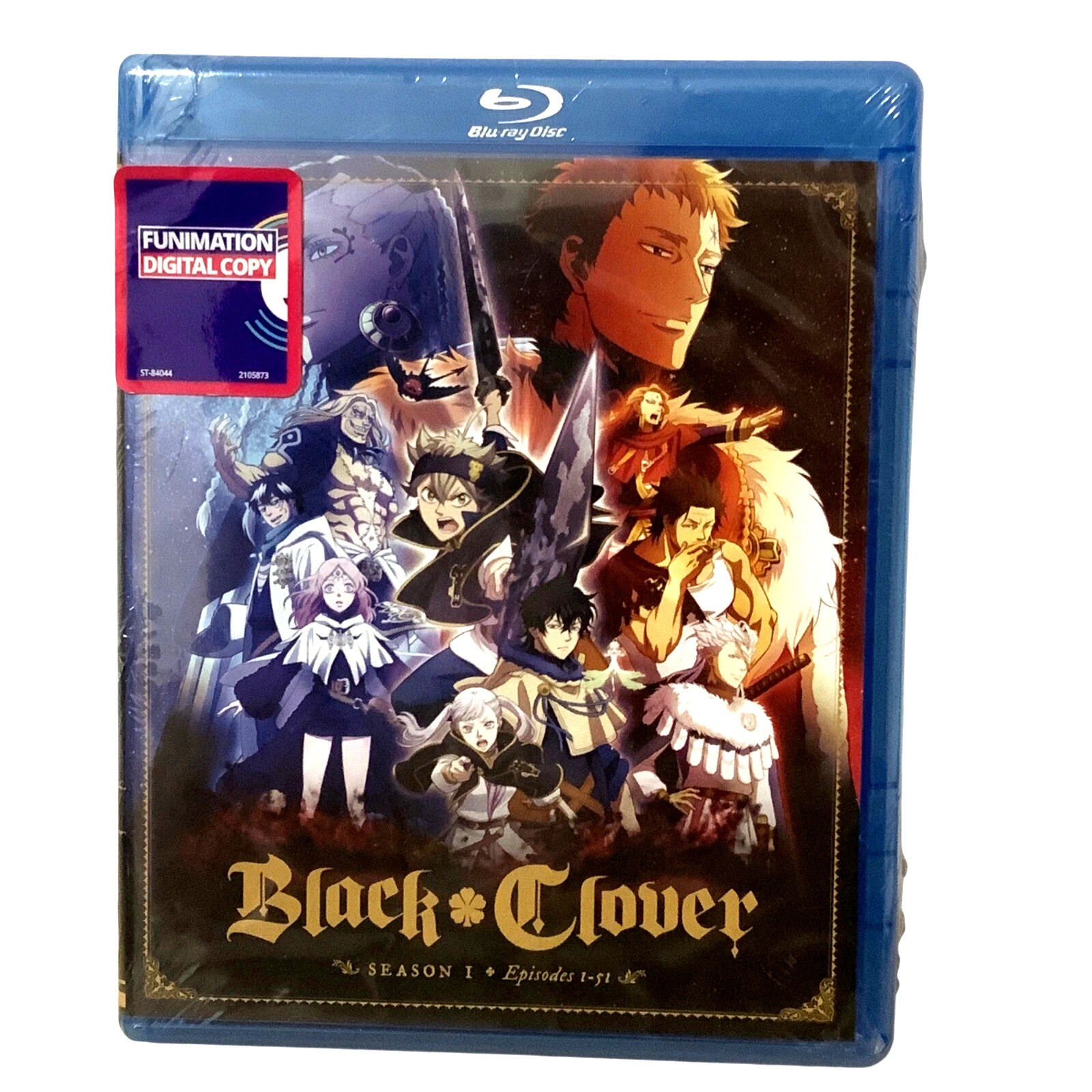 Black Clover: Season 1 – Episodes 1-51 (10-DISCS) [Blu-Ray] [Region Free] NEW