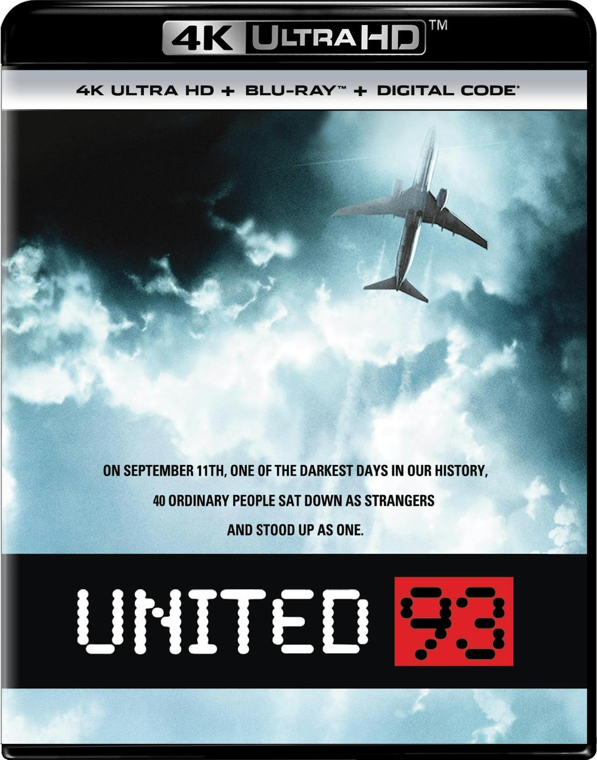 United 93 4K UHD Blu-ray NEW