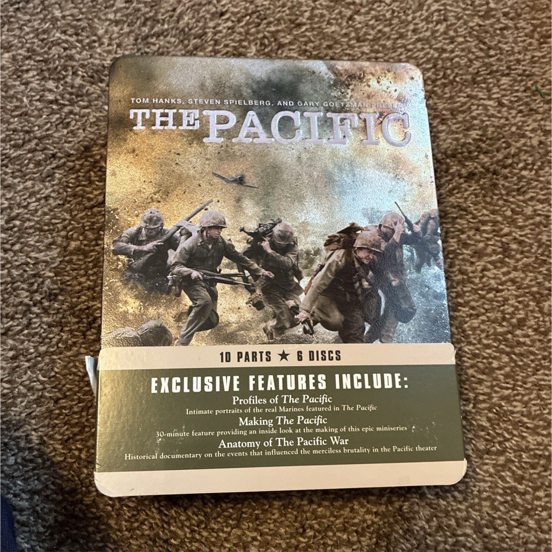 HBO Home Video The Pacific (DVD, 6-Disc Box Set, 2010, War, Bonus Featurette)