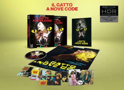 The Cat O Nine Tails Arte Originale 4k UHD Limited Edition Arrow NEW Sealed