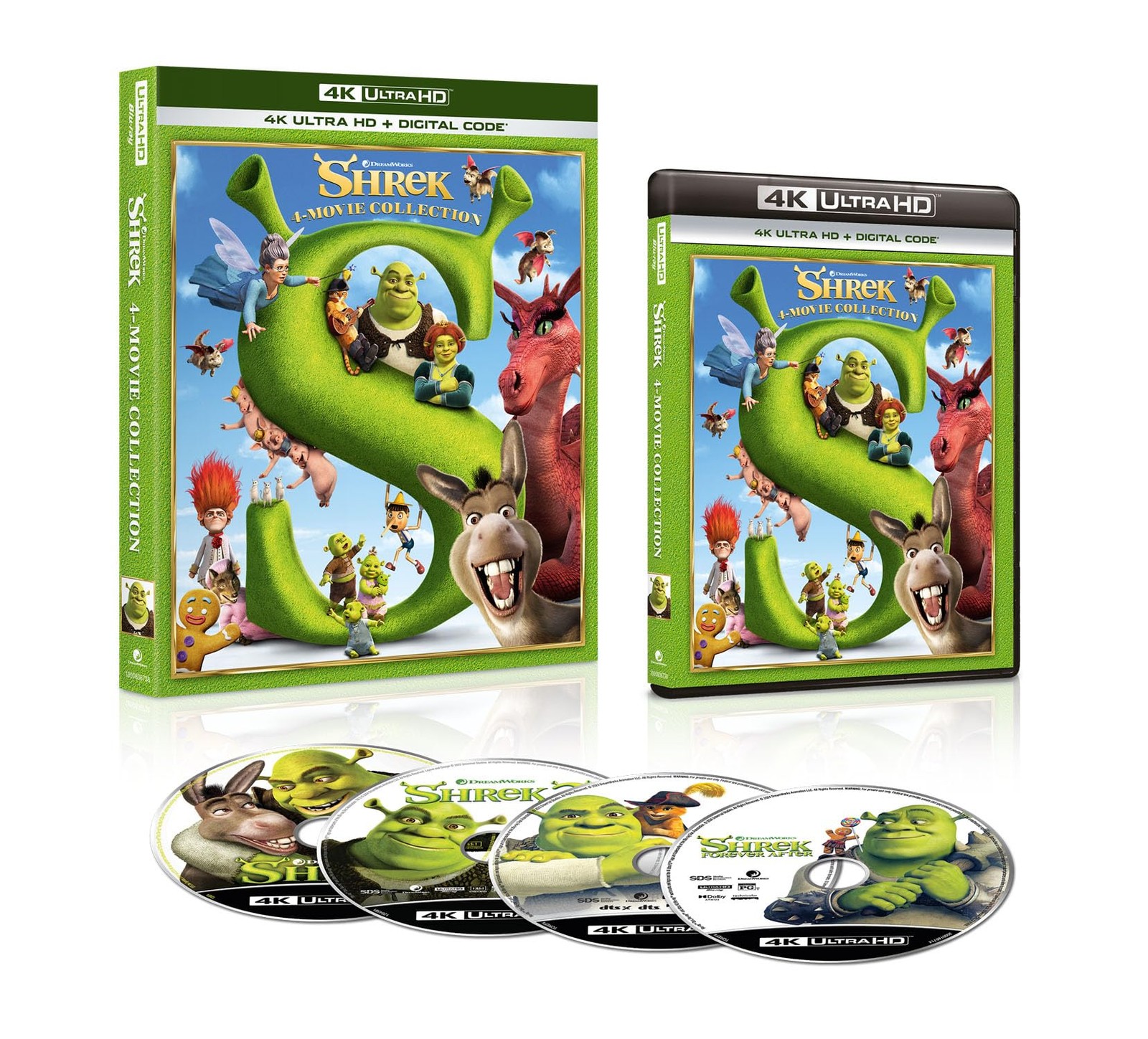 Shrek 4Movie Collection 4K Ultra HD + Digital 4K UHD