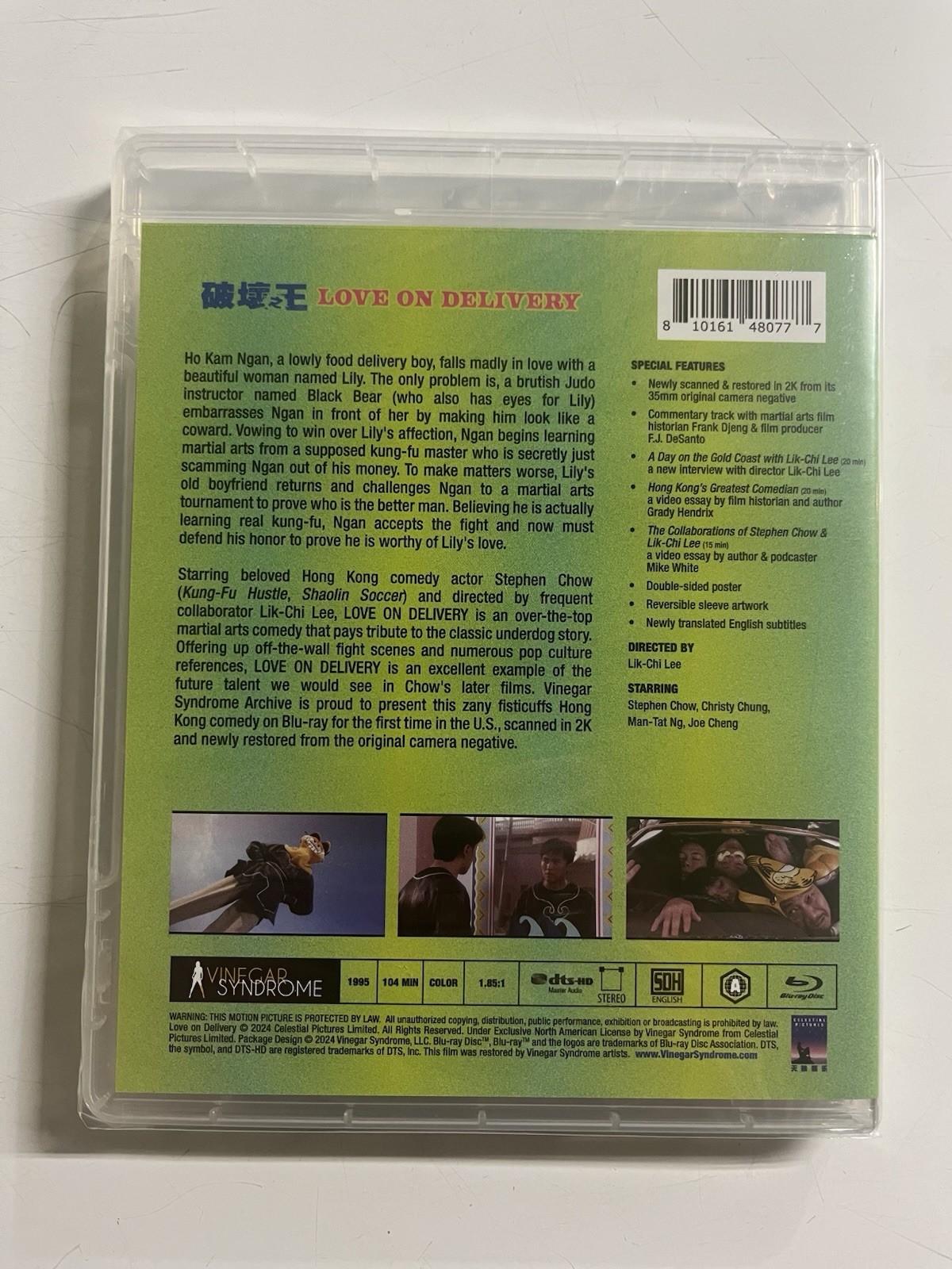 Love on Delivery – Limited Edition Blu-ray Vinegar Syndrome VSA Stephen Chow OOP