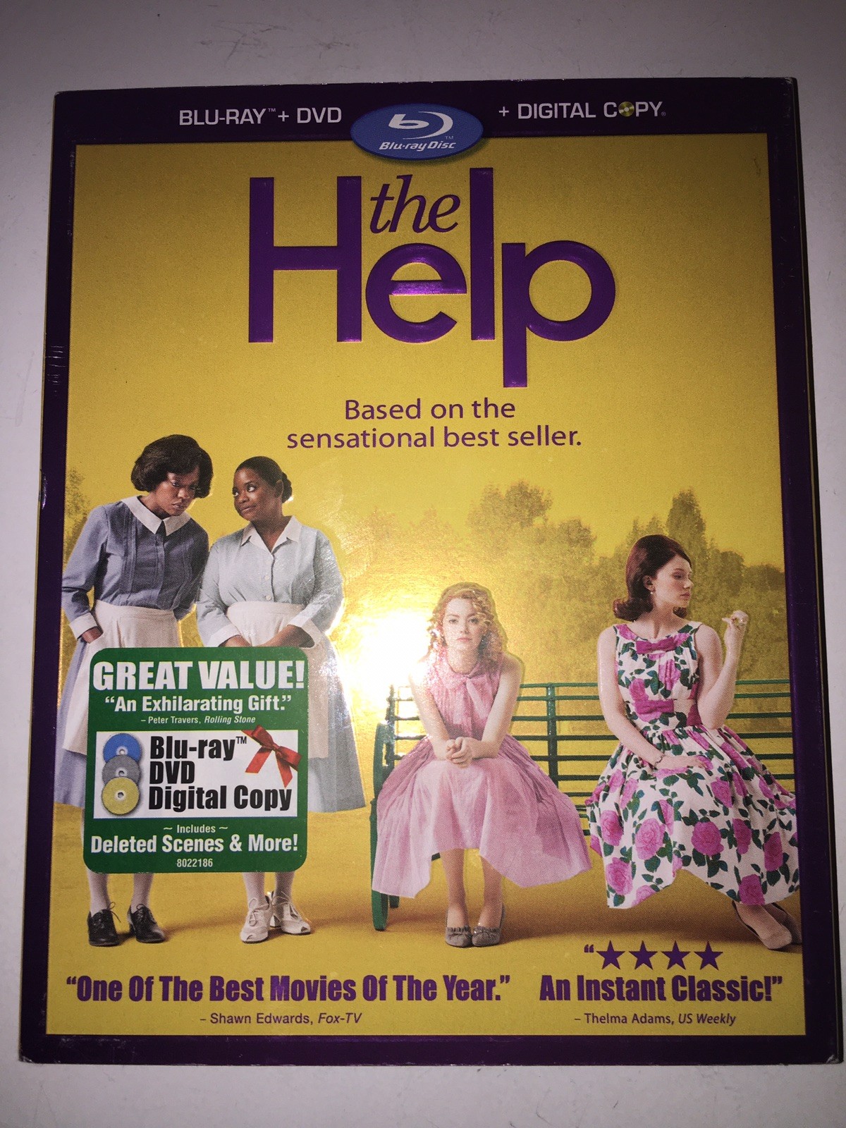 The Help on Blu-Ray excellent with slipcover