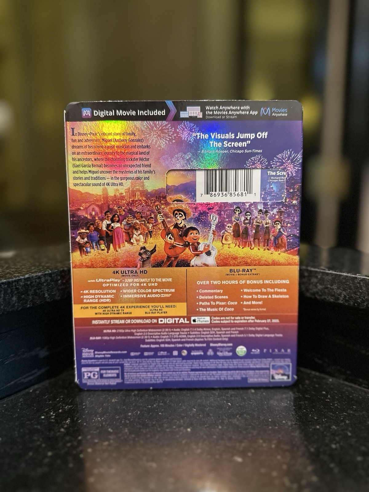 Coco (4K / Bluray) Disney | OOP Slipcover | Plastic Protector | Box Shipping