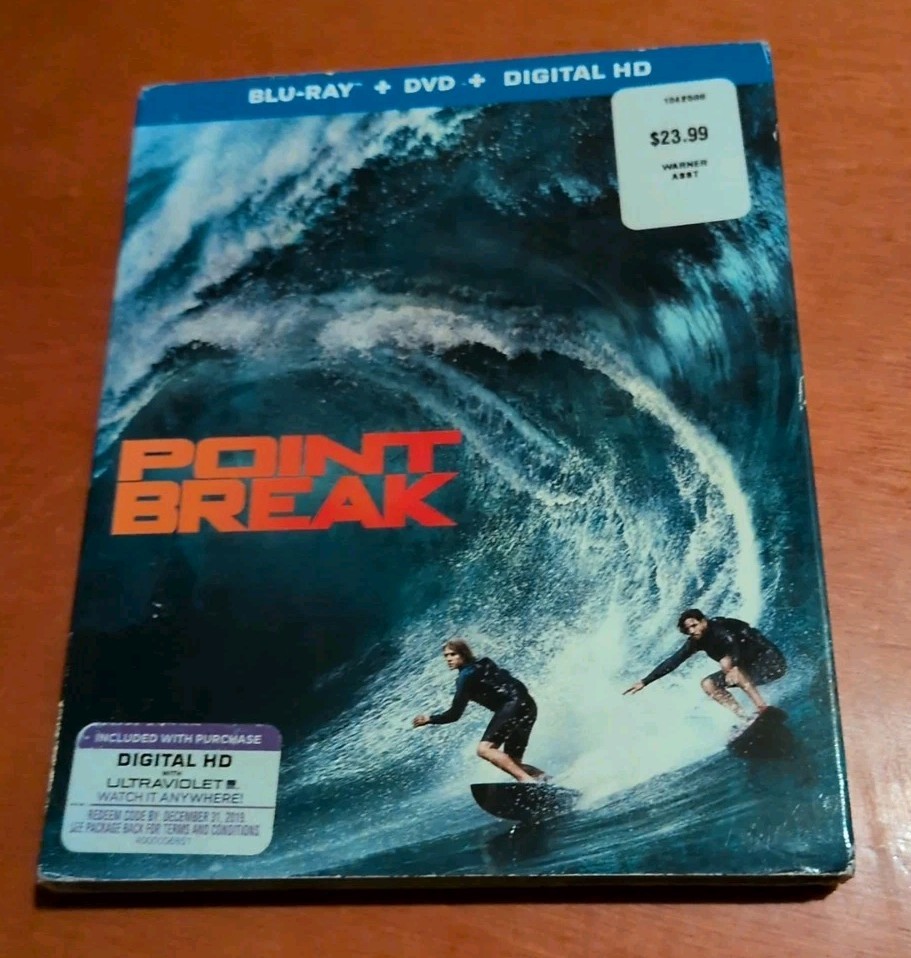 Point Break Blu-ray Ericson Core Edgar Ramirez Luke Bracey Ray Winstone