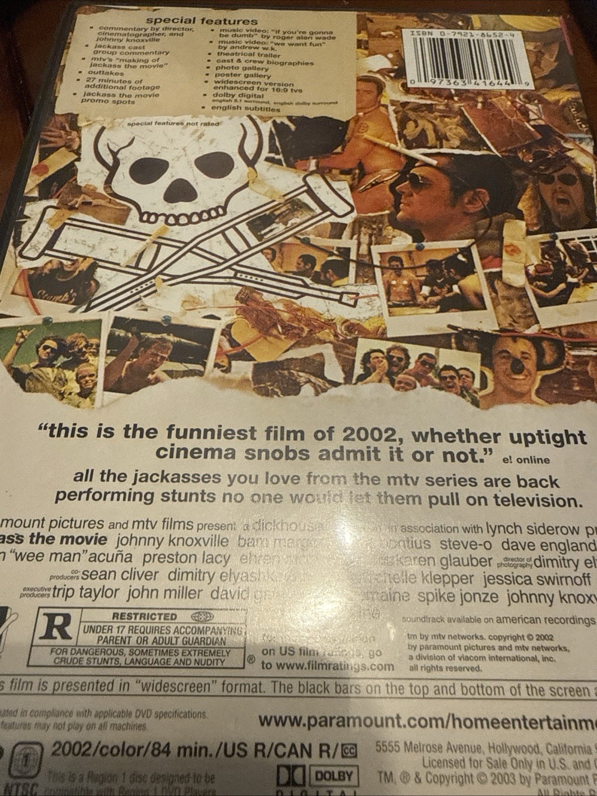 Jackass The Movie DVD Widescreen Collection Special Collecor’s Edition
