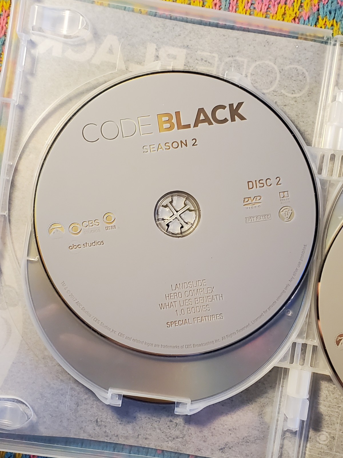 Code Black: Season 2 (DVD, 2016) 4-Disc Set CBS Medical Drama Seres TV Show Two