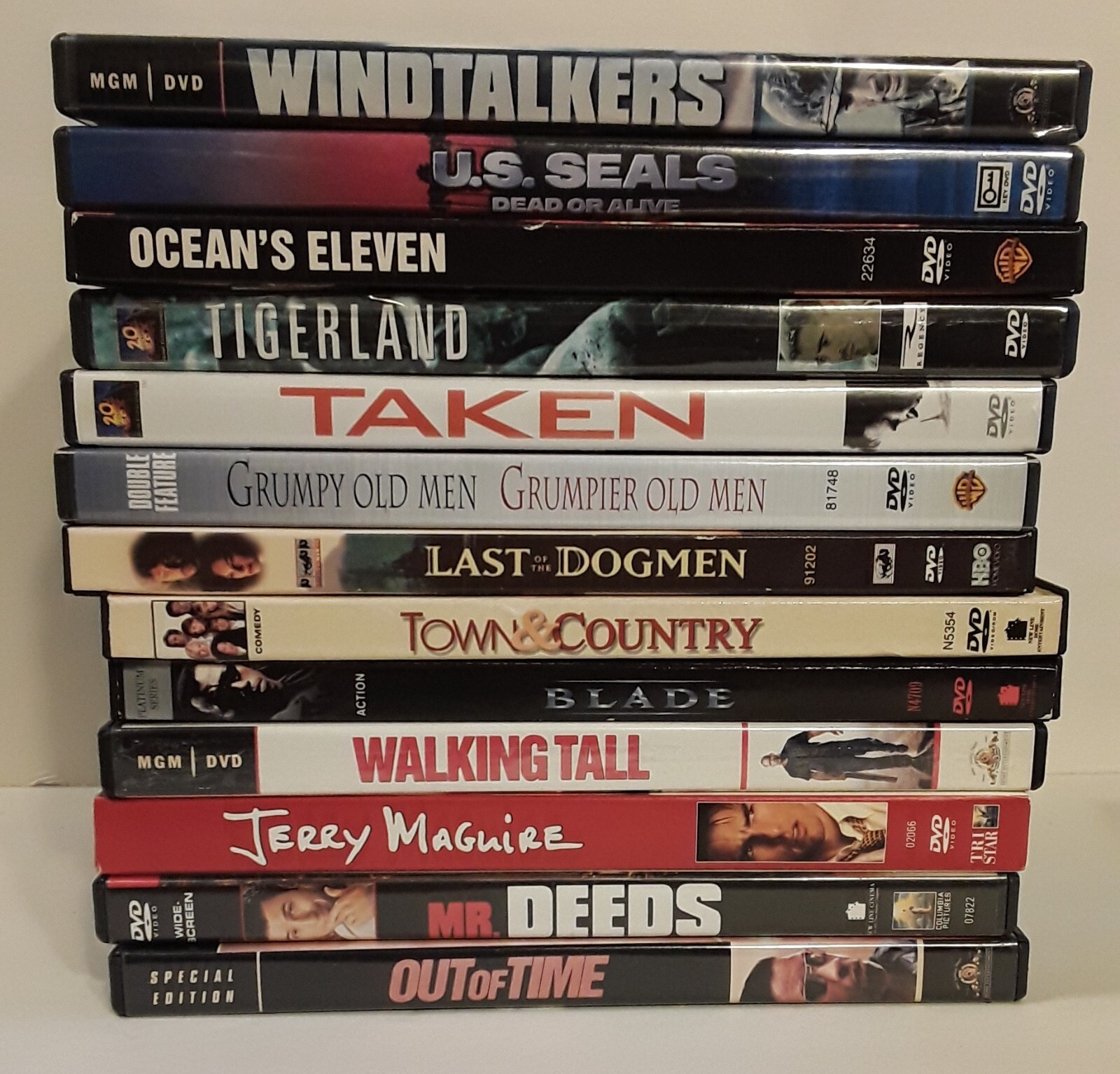 13 Used DVD Movies Lot – Various Genres – Great Value