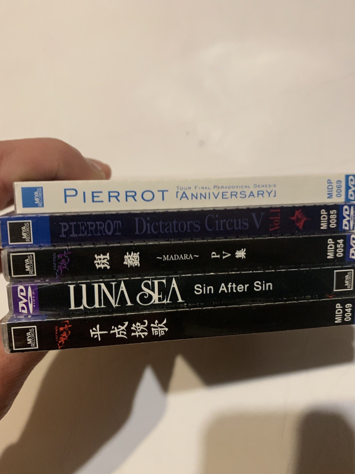 Pierrot Madara Shibuya Luna Sea Lot Set DVD Jrock Metal Concert Videos