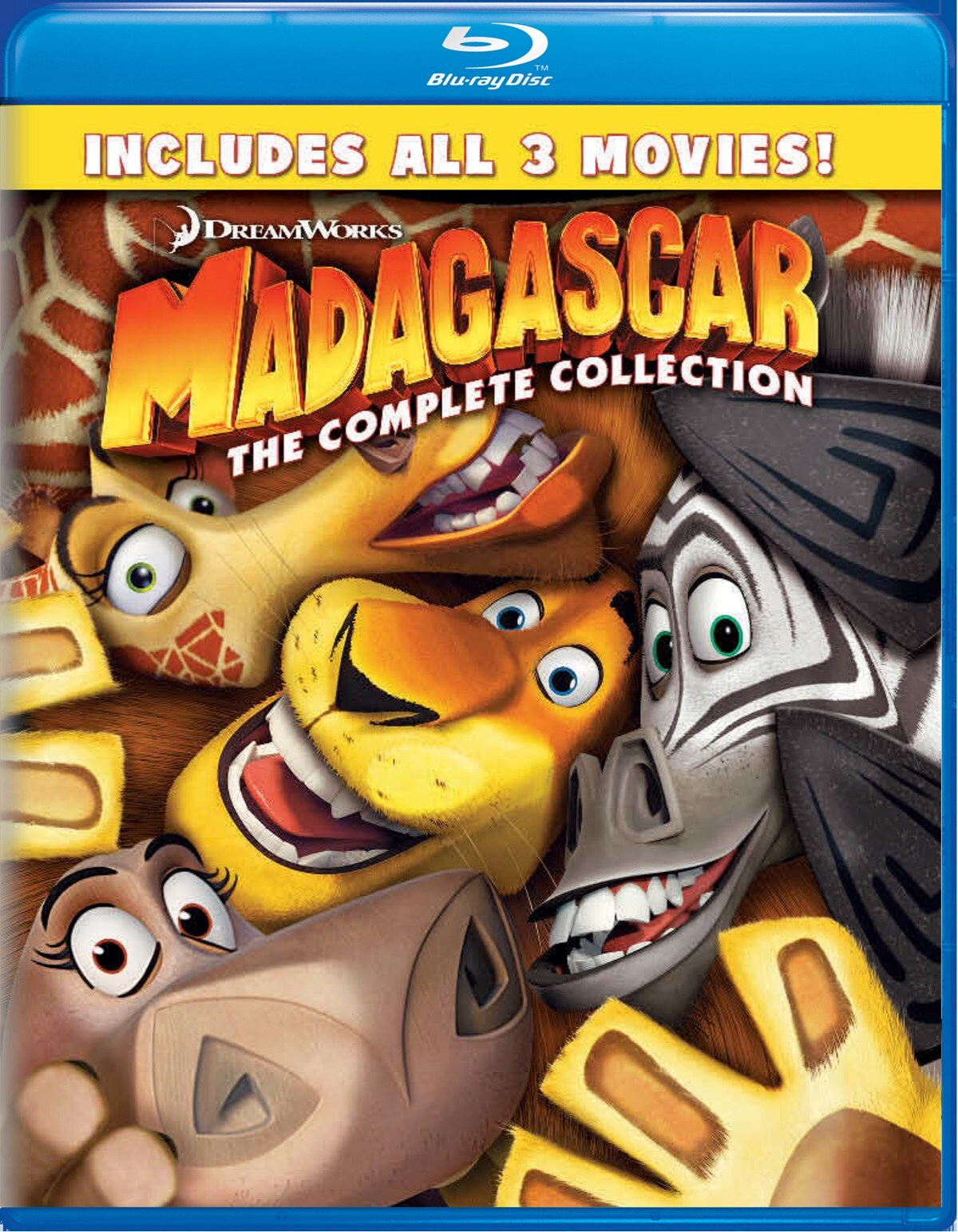 Madagascar The Complete Collection Blu-ray Ben Stiller NEW