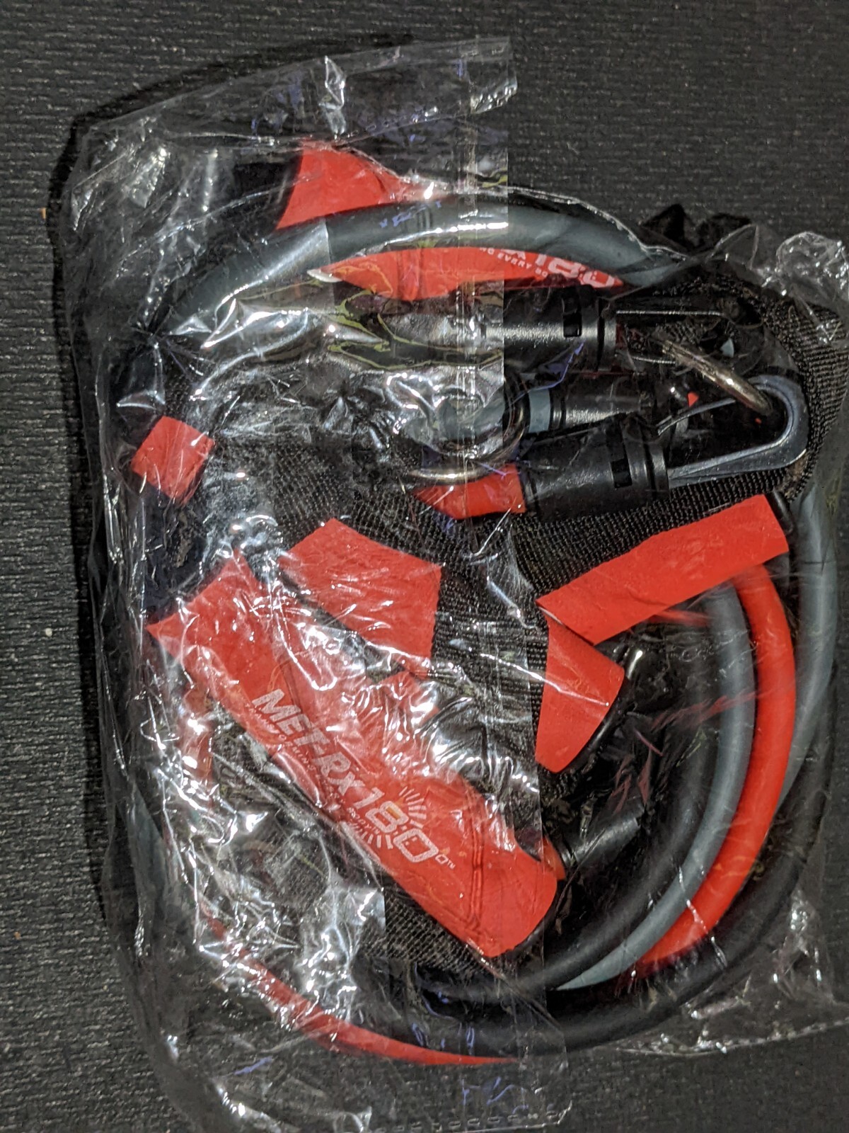 New Met-Rx 180 Resistance Bands Set Includes 4 Handles & 3 Different Bands