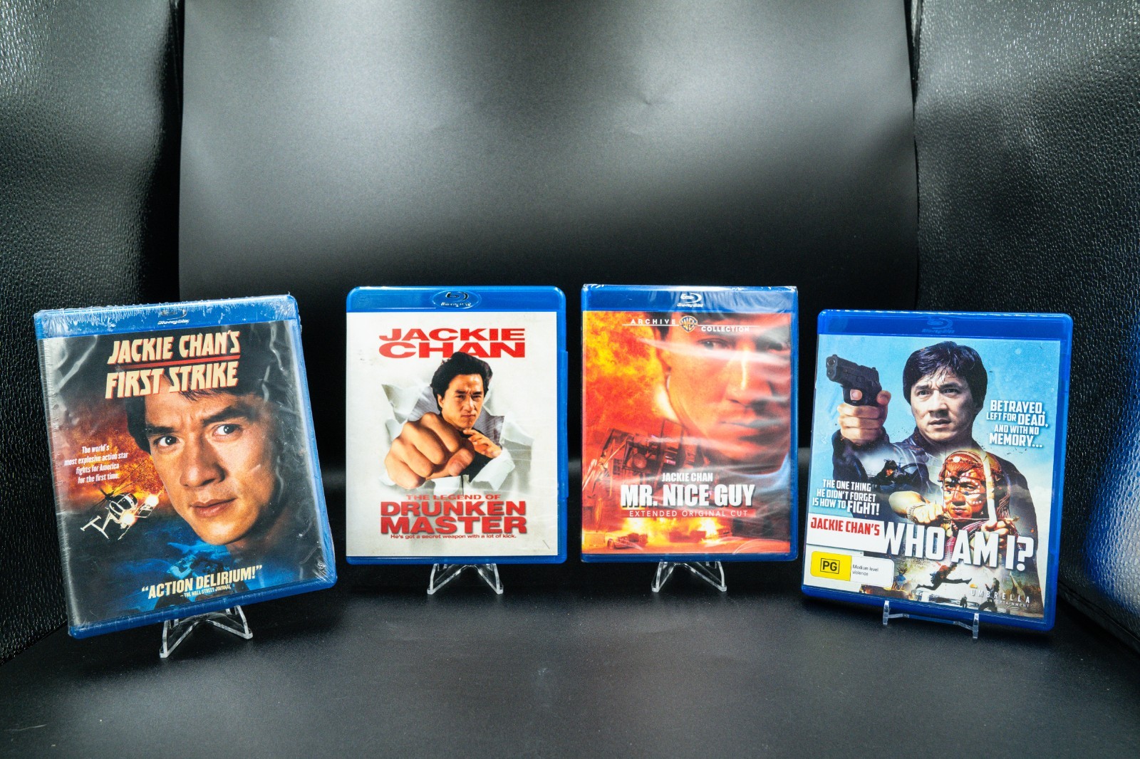 Jackie Chan Bundle The Legend of Drunken Master (OOP), Mr Nice Guy, Who Am I, FS