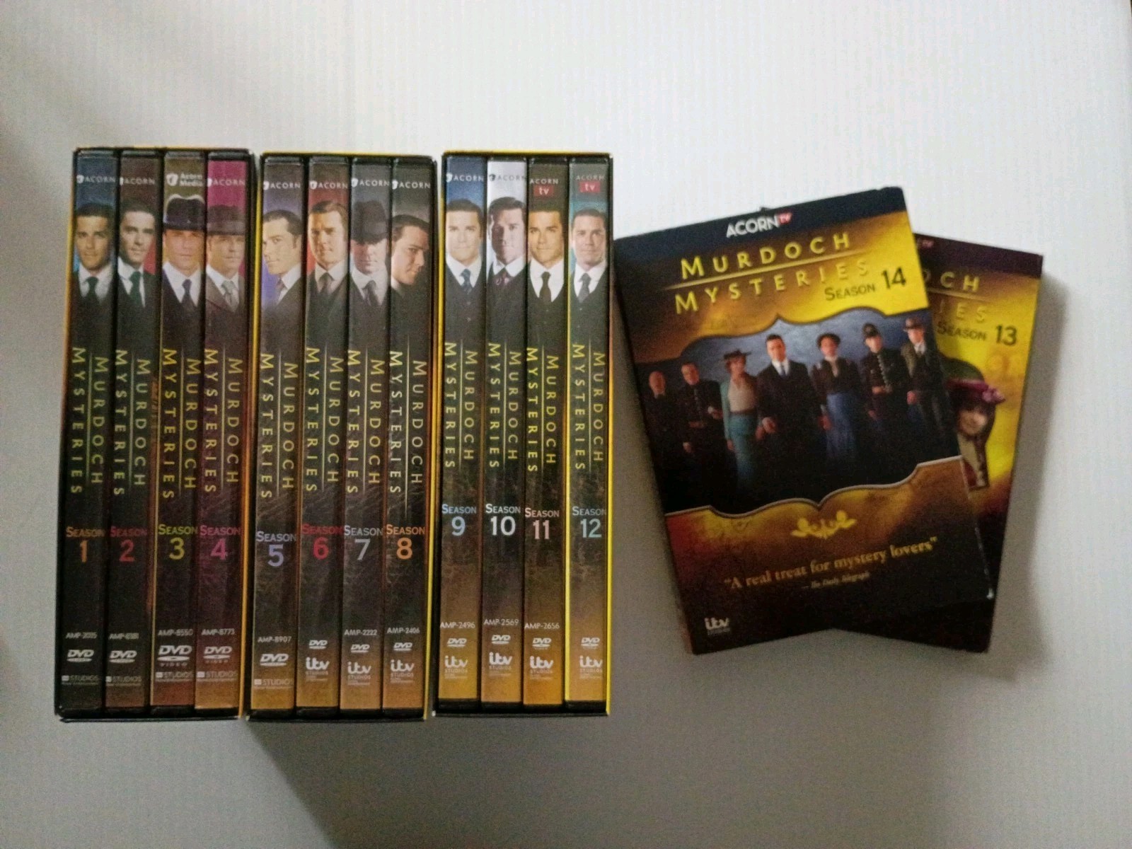 MURDOCH MYSTERIES Series Seasons 1-14 + Bonus Xmas Cases DVD SET