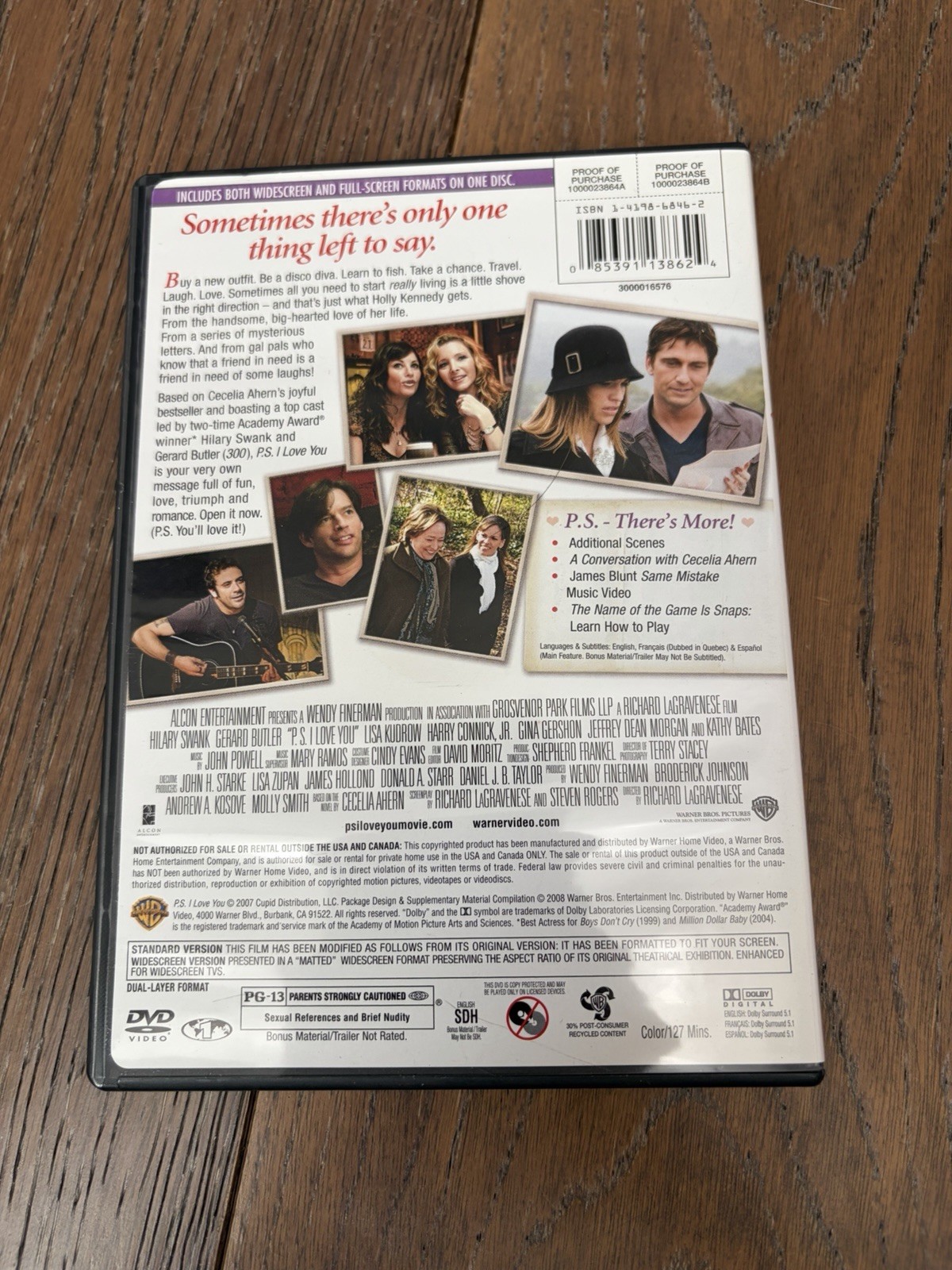 Warner Home Video P.S. I Love You (2008) DVD PG-13 Widescreen Butler 127min