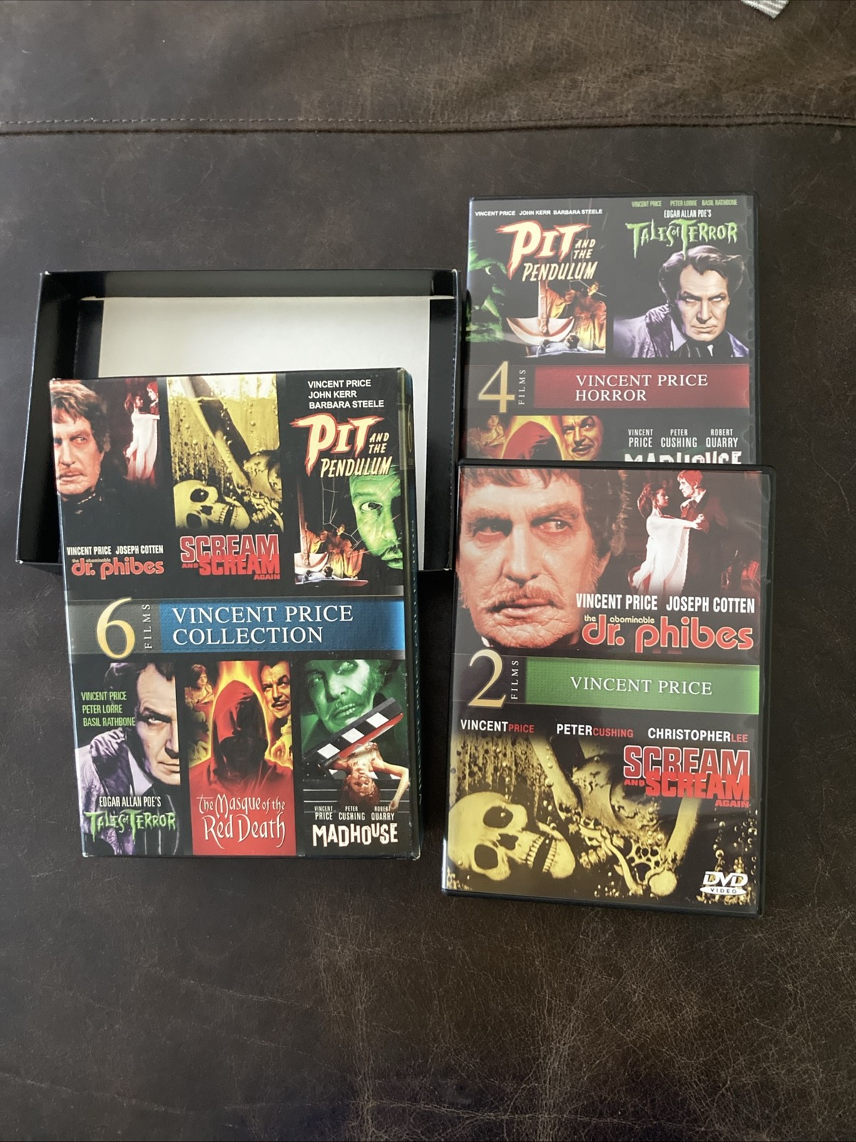 Vincent Price Collection: 6-Films (2012, MGM) DVD Box Set Horror