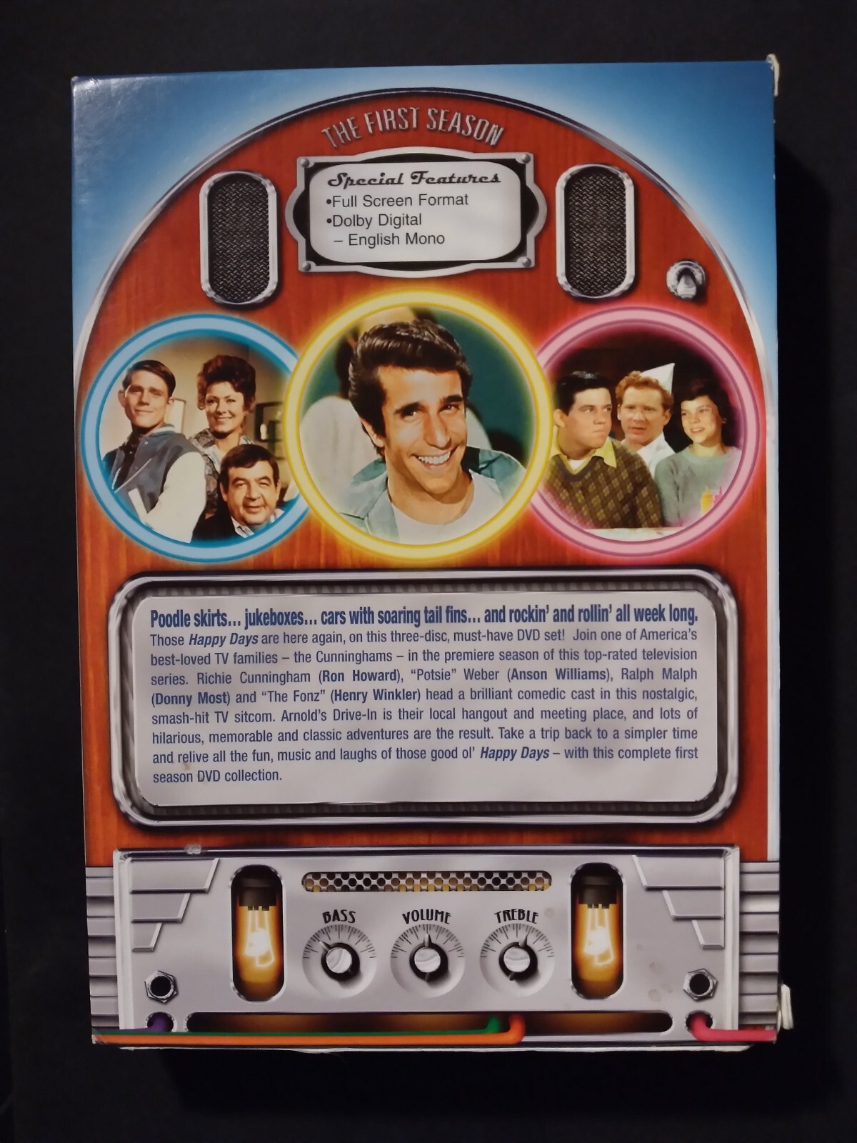 HAPPY DAYS – The Complete First Season (DVD, 1974, 3 Disc Set)