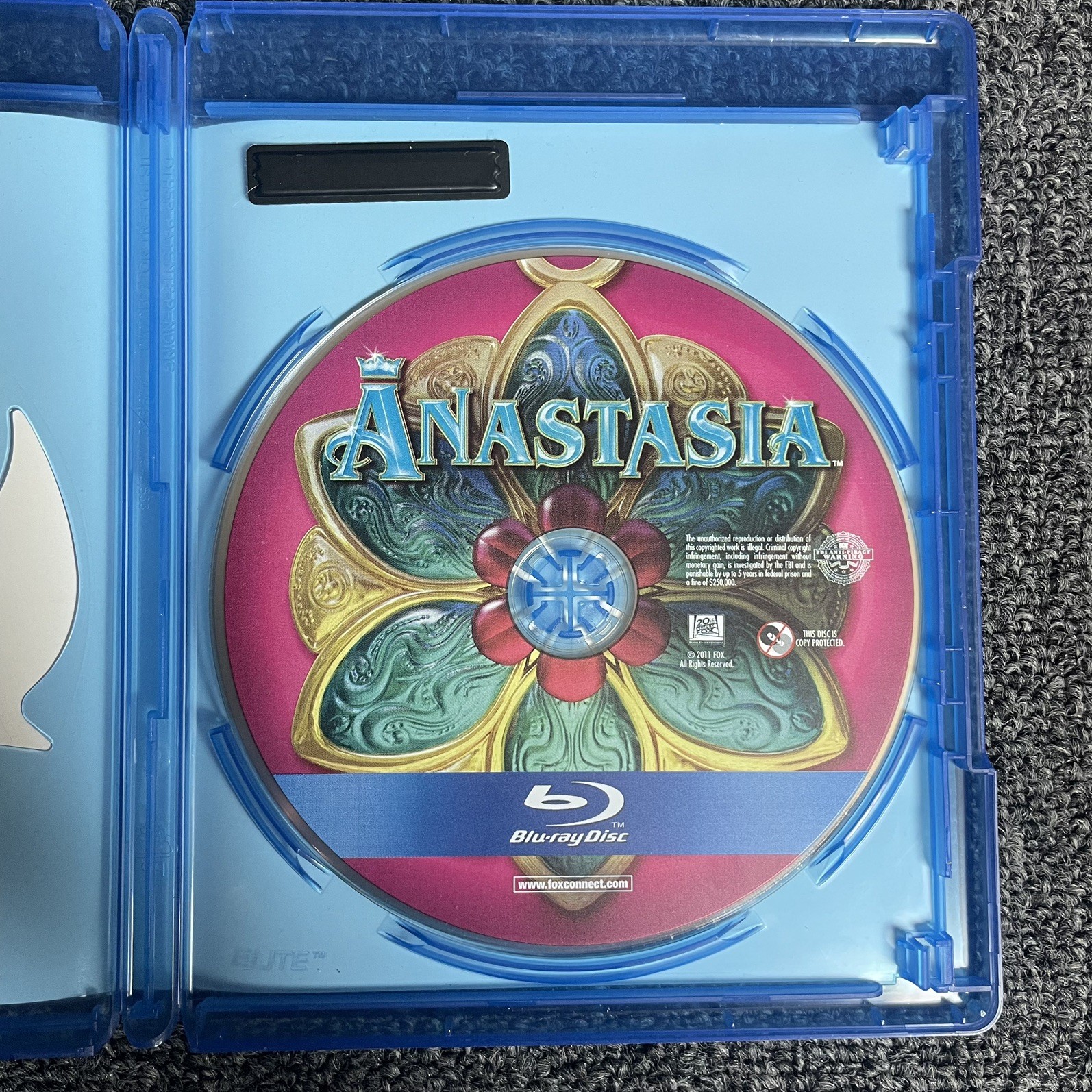 Anastasia BLU-RAY Out of Print RARE Don Bluth Animated Classic Kids Family Movie
