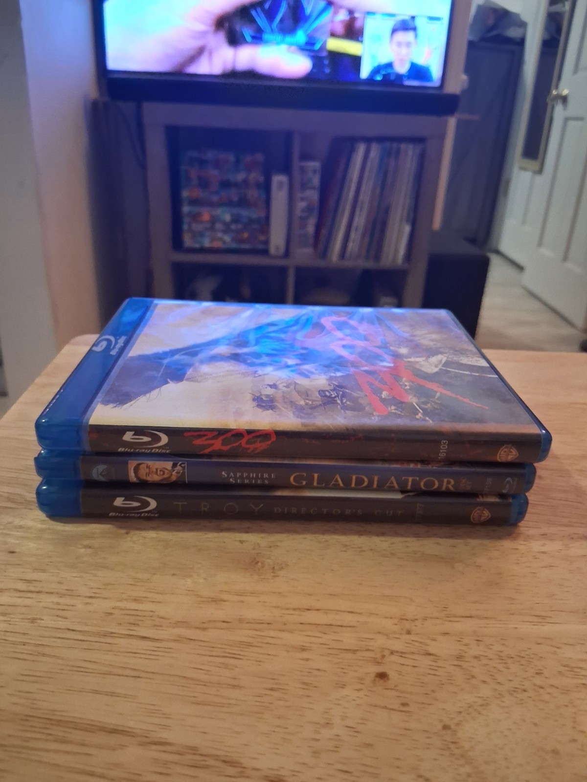 Blue Ray Historical Epic Lot Troy 300 Gladiator Mint Condition