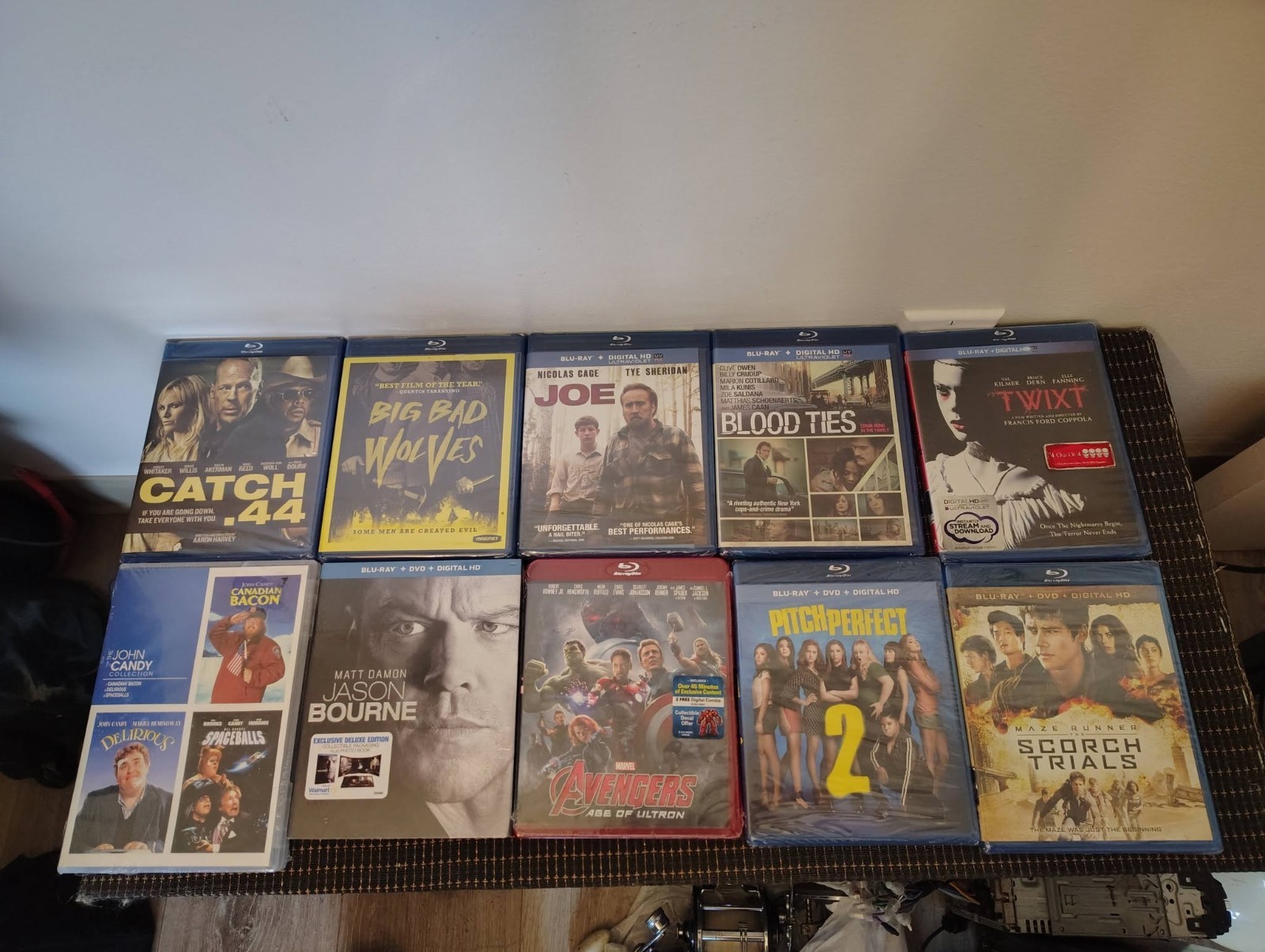 LOT OF 10 NEW/SEALED BLU RAYS SUPER HERO ACTION DRAMA HORROR