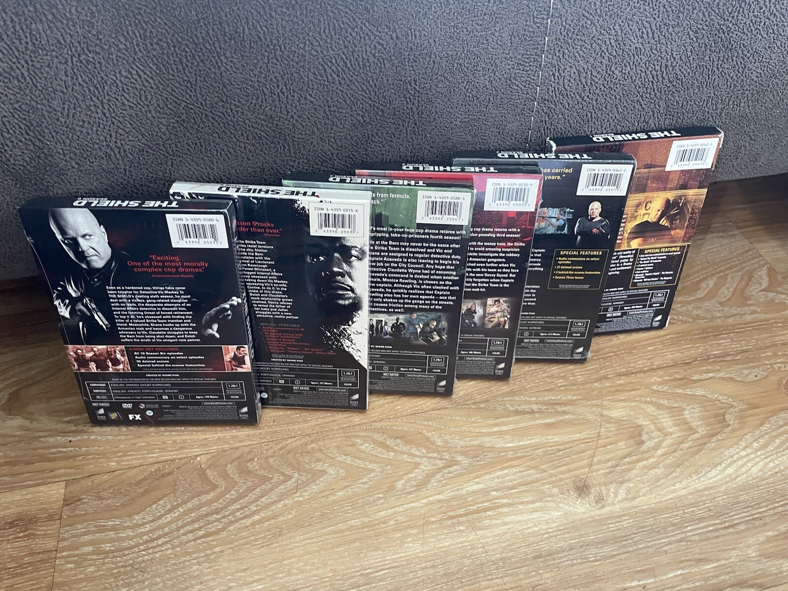 NEW The Shield The Complete 1-6 Seasons DVD Sets Free Ship (pls Read)