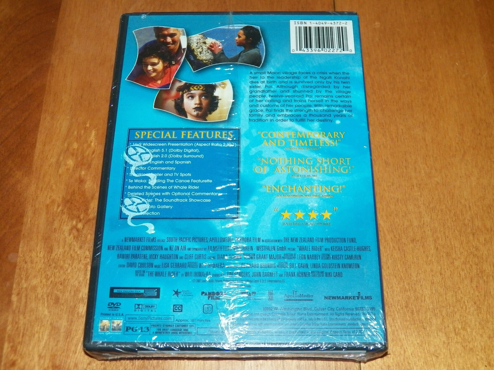 WHALE RIDER Special Edition Vicky Haughton Niki Caro Maori Legend DVD NEW