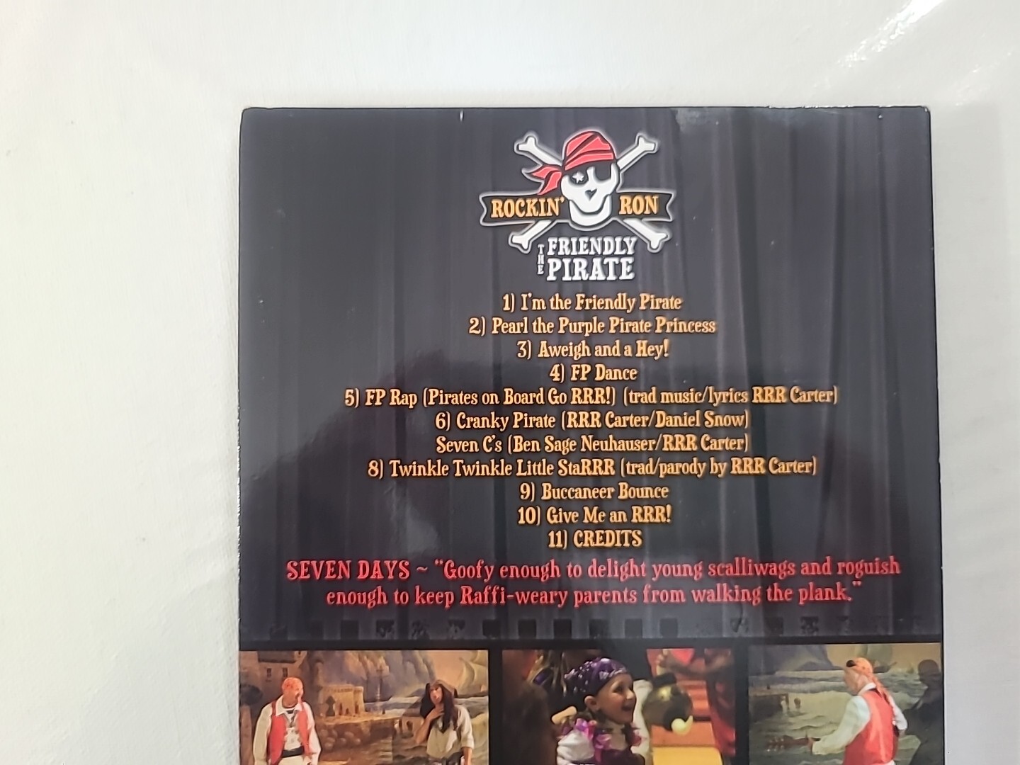 Lights…Camera…RRR! DVD Music Video Rockin’ Ron the Friendly Pirate