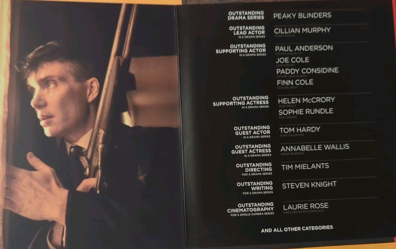 PEAKY BLINDERS Season 3 FYC DVD (Ep’s 1-3 ONLY) NETFLIX Awards Screener Promo VG
