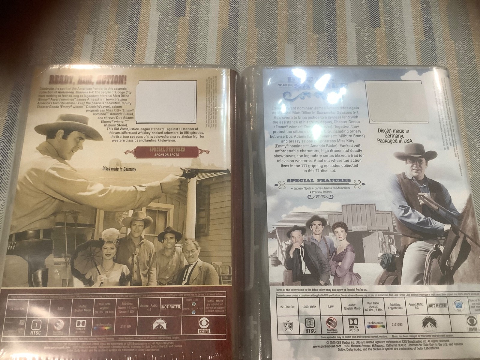 Gunsmoke – Complete Seasons 1 – 7 (1,2,3,4,5,6,7) *NEW 46 Discs & 267 EPS.
