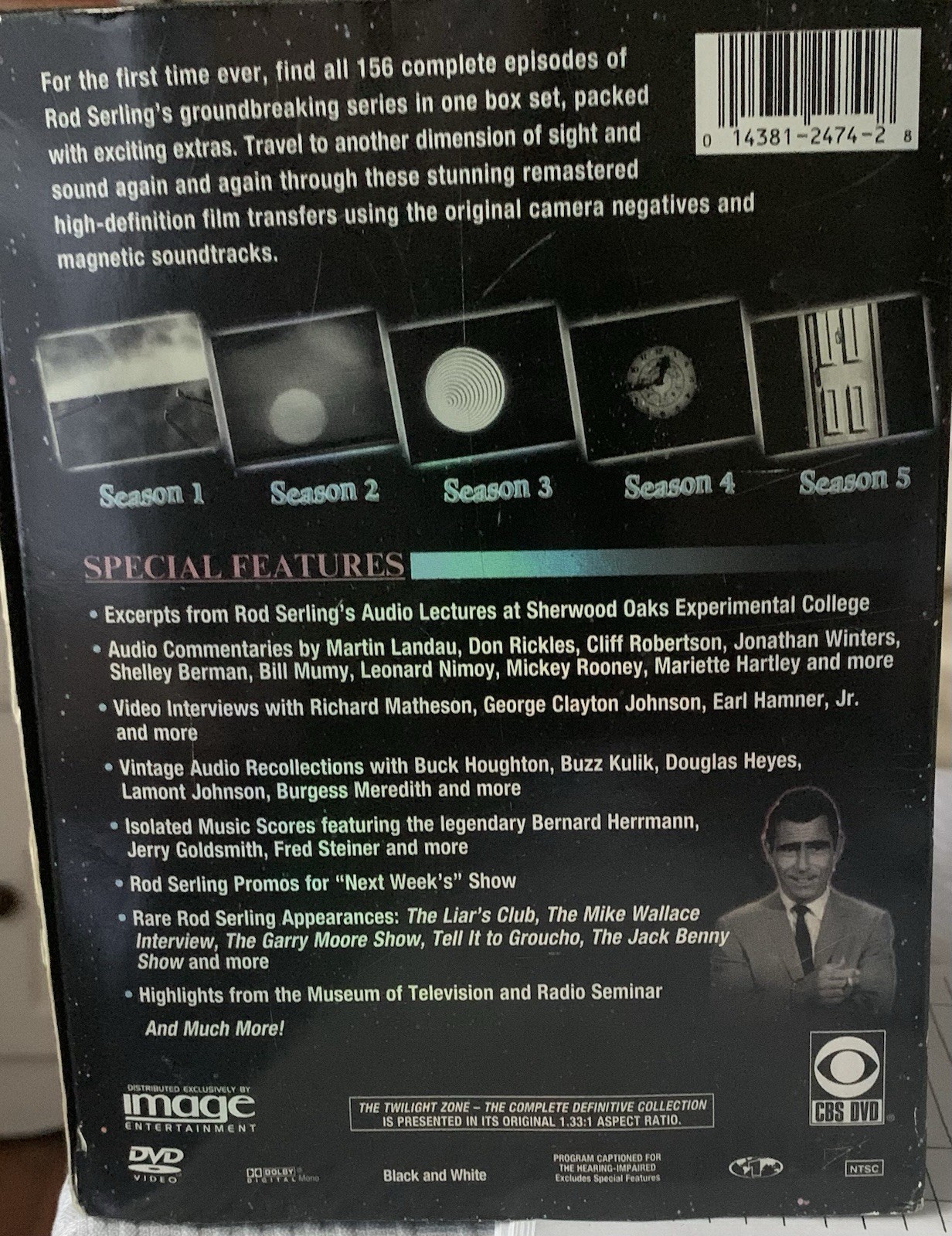 The Twilight Zone – The Complete Definitive Collection (DVD, 2006, 28-Disc Set)