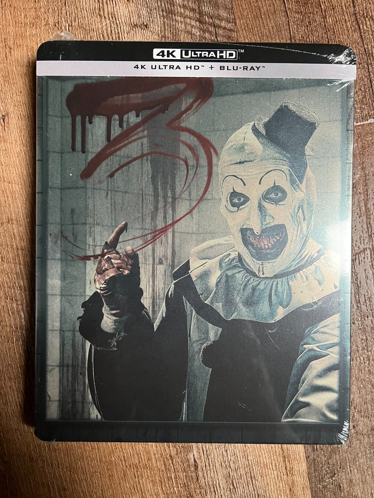 Terrifier 3 w. Steelbook (4K UHD + Blu-ray, EU Import, Region Free) *NEW*
