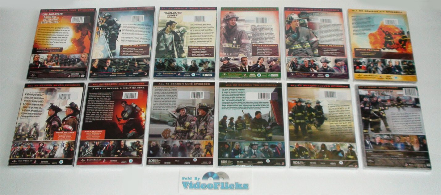 Chicago Fire Complete Seasons 1-11 Series 60-Disc DVD Set New