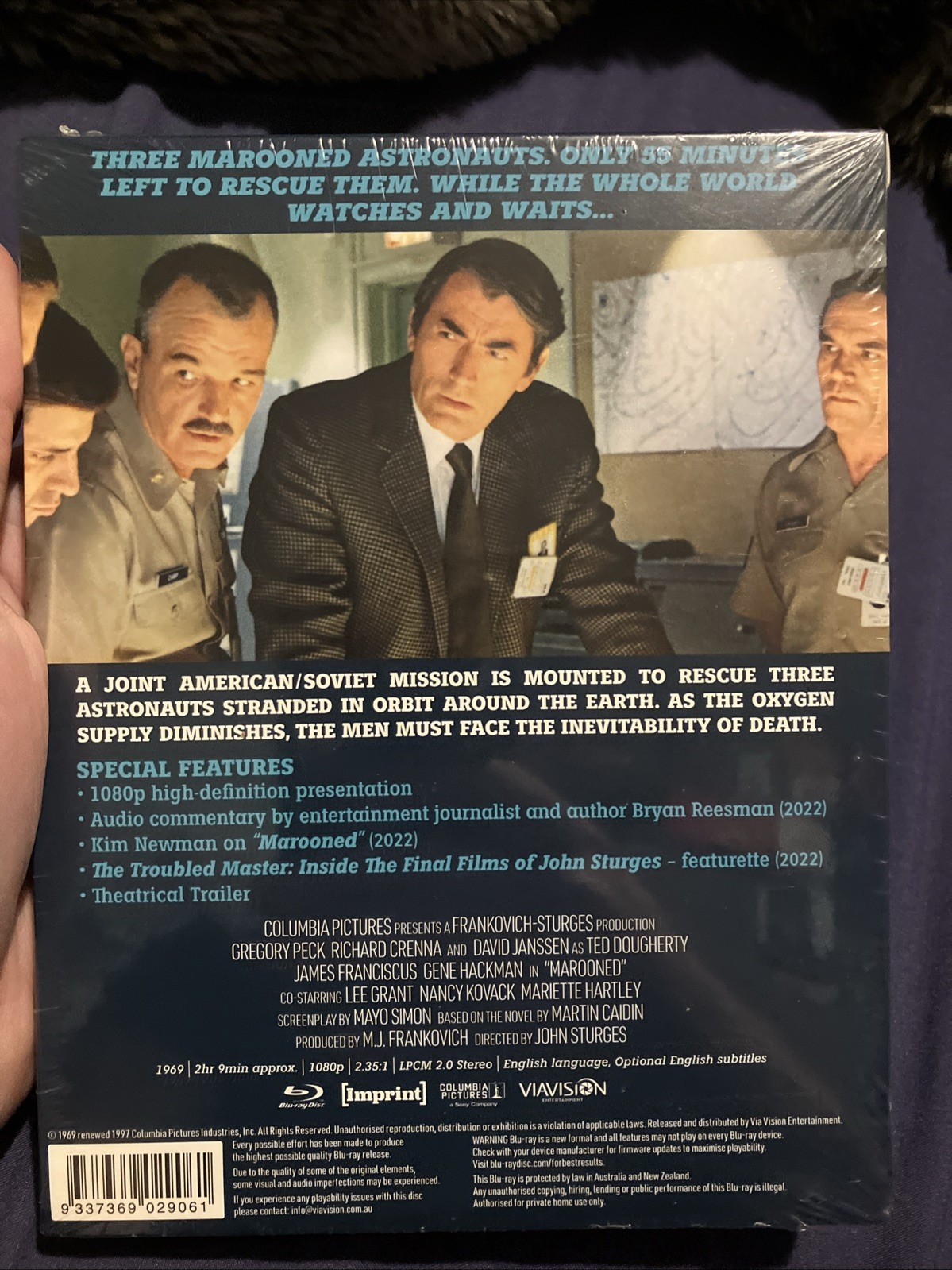 Marooned (Blu-ray, 1969) Imprint Films OOP NEW Sealed With Slip-box #113