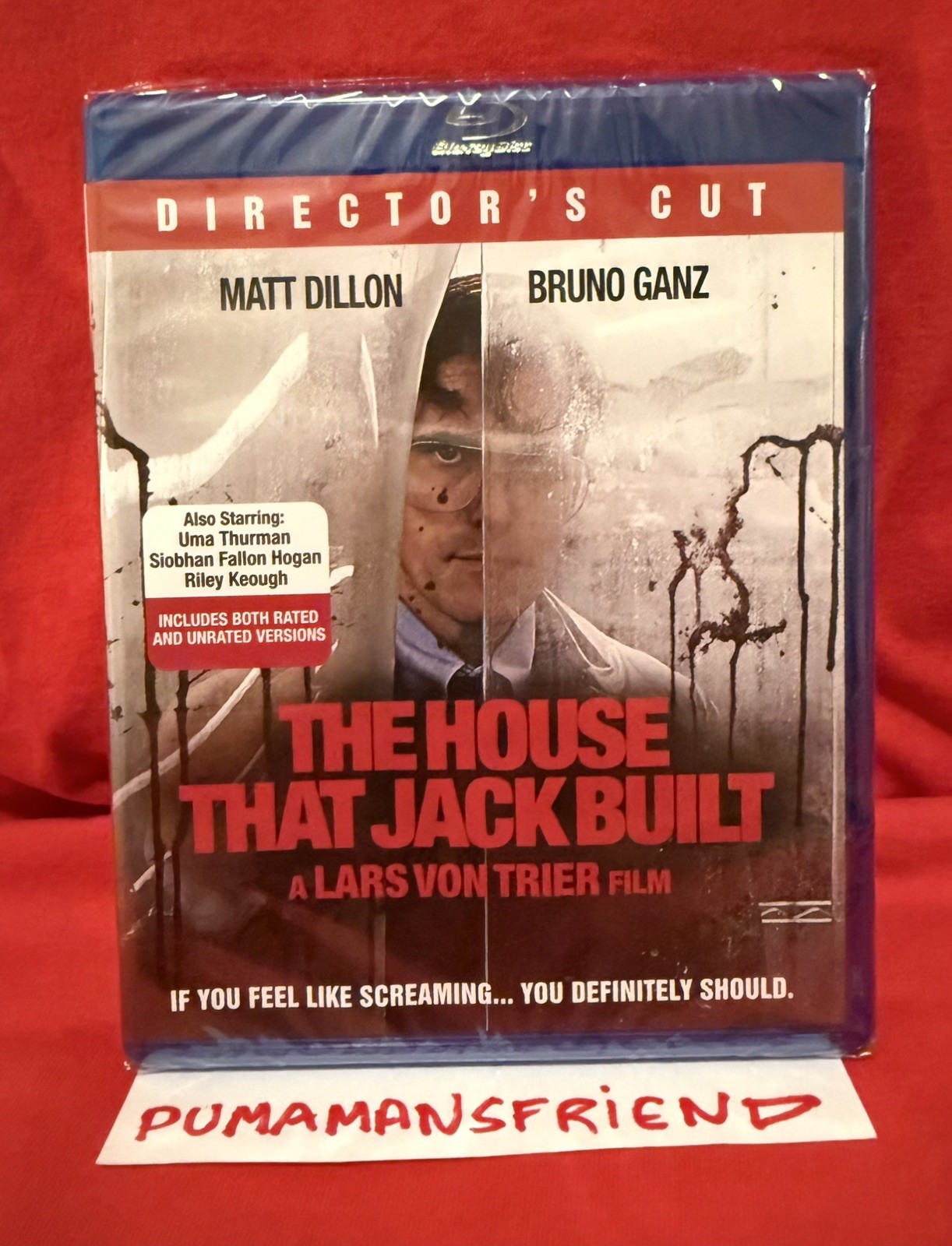 THE HOUSE THAT JACK. BUILT Rare SCREAM FACTORY Blu-Ray BRAND NEW 2018 OOP