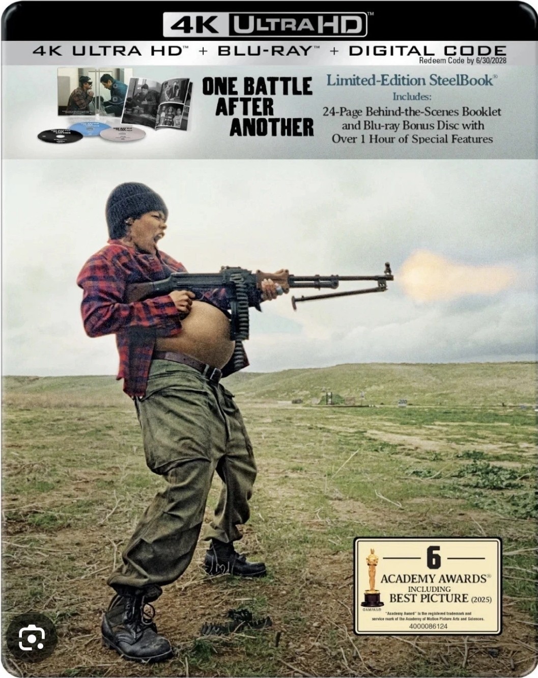 ONE BATTLE AFTER ANOTHER 4K+BD+DIGITAL+BONUS +BOOKLET STEELBOOK Mint Sealed