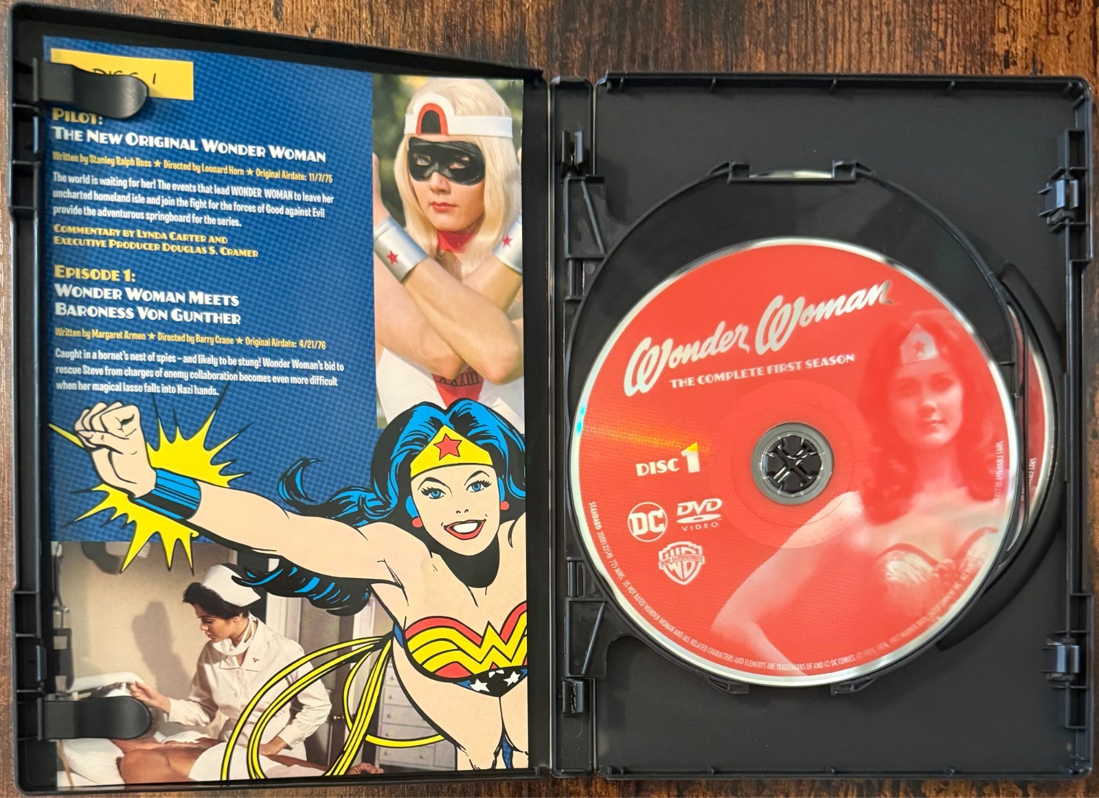 WONDER WOMAN….THE COMPLETE SERIES.. DVD.. LIKE NEW….