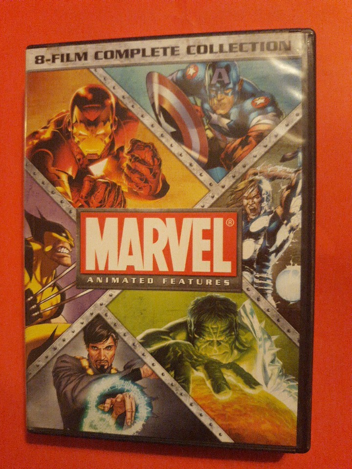 Marvel Animated Features Film Collection 8 DVD Set Thor Hulk Avengers 2012