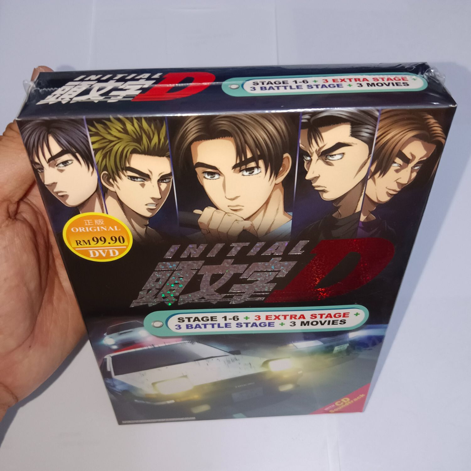 DVD INITIAL D (Stage 1-6)+3 Movies+Extra COMPLETE SET Ship From USA
