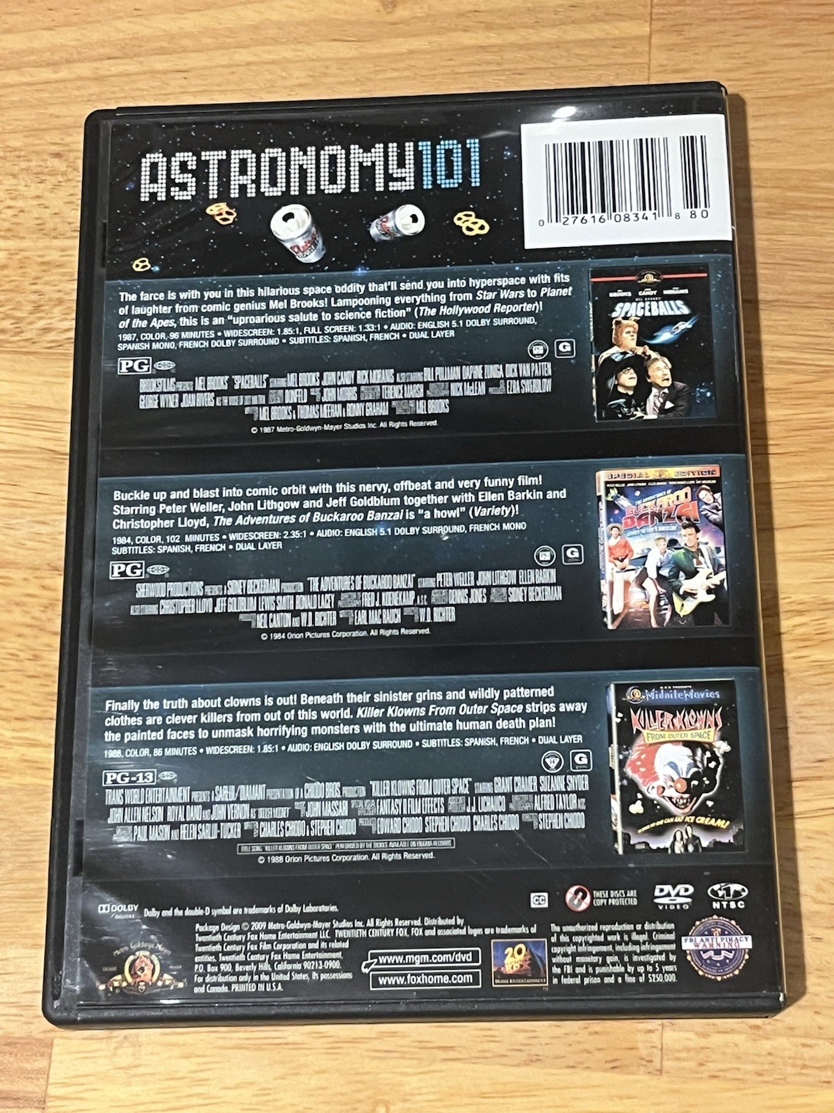 Astronomy 101 Triple Feature (DVD) Great Looking Copy