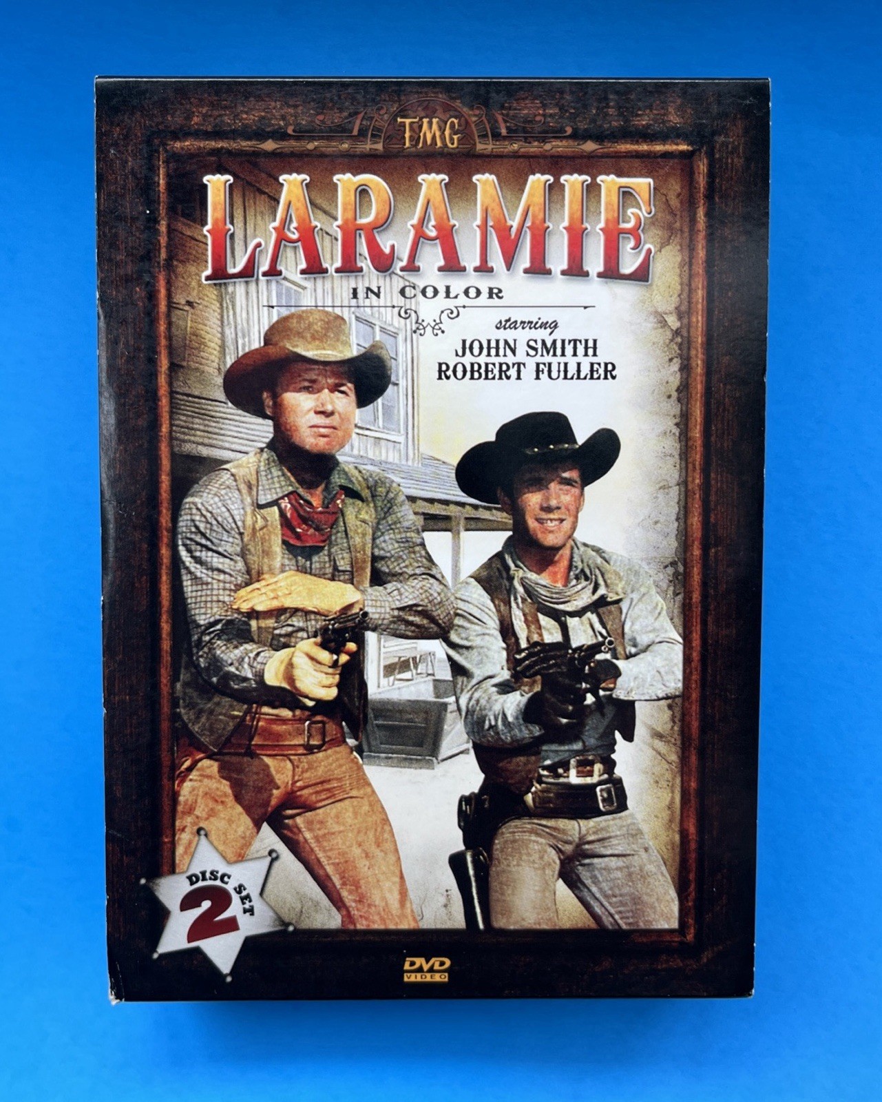 LARAMIE IN COLOR – 2 DVDs – 10 Episodes – Timeless Media Group -TMG 2-Disc DVD