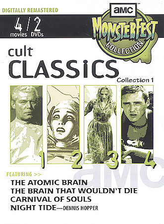 AMC Monsterfest Cult Classics Collection 1 (DVD, 2003, 2-Disc Set) SEALED!