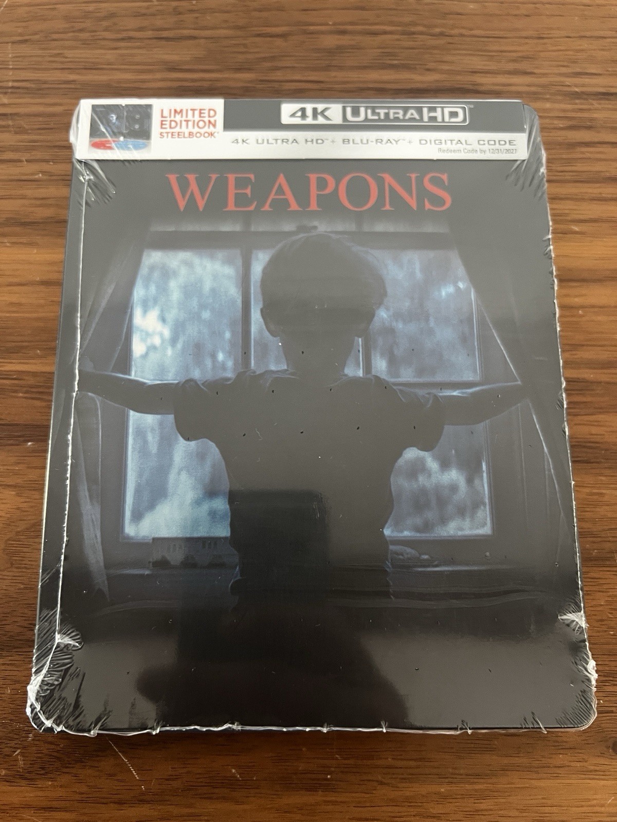 Weapons Steelbook 4K Ultra HD + Blu-ray + Digital 2025 Rare Limited Edition